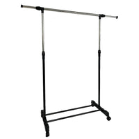 Heavy Duty Metal Clothes Rail Hanger Storage Rack Stainless Steel Adjustable