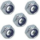 M8 x 1.25mm Nyloc Nut Fastener Hexagonal Metric Nuts Grade 8 Zinc Plated