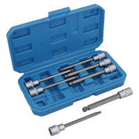 Metric Ball Ended Long Allen Hex Key Sockets 3mm - 10mm 3/8" Drive 7pc