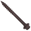 63mm Timber Sleeper Wood Screws For Railway Sleepers Hex Head Brown 30pc