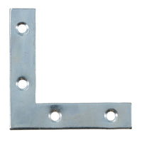 Corner Mending Plates Flat L Shape Fixing Brackets 75mm x 75mm x 12mm