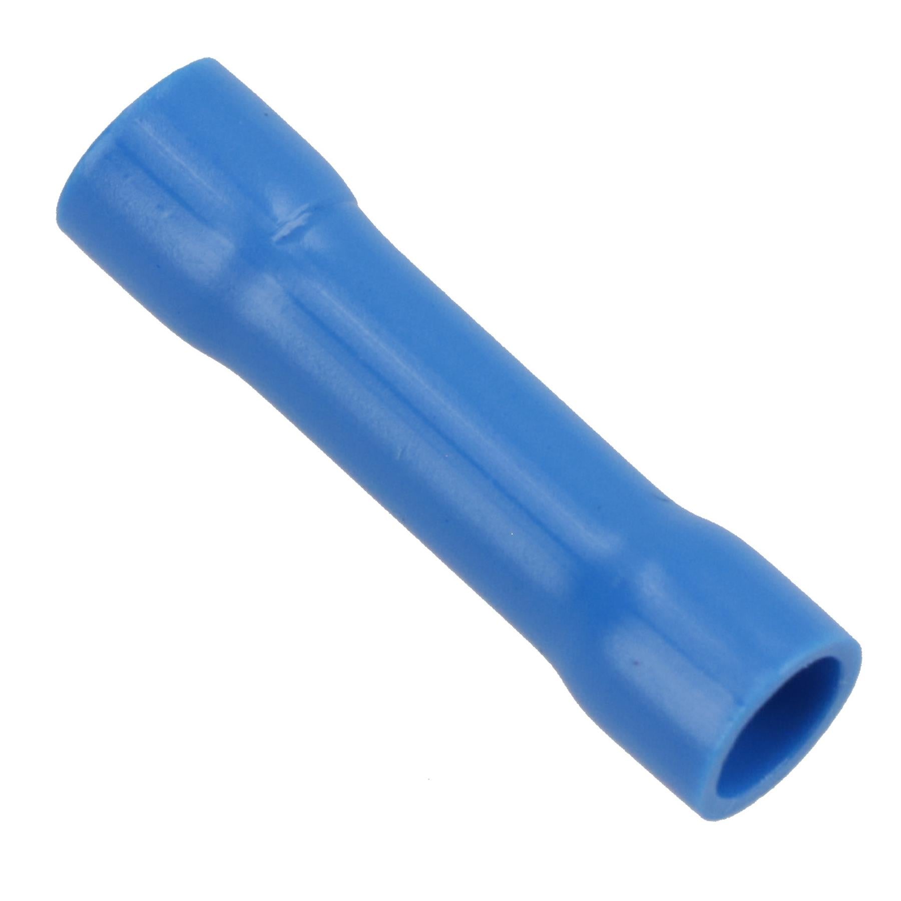Insulated Straight Butt Connectors Electrical Crimps Terminals Blue