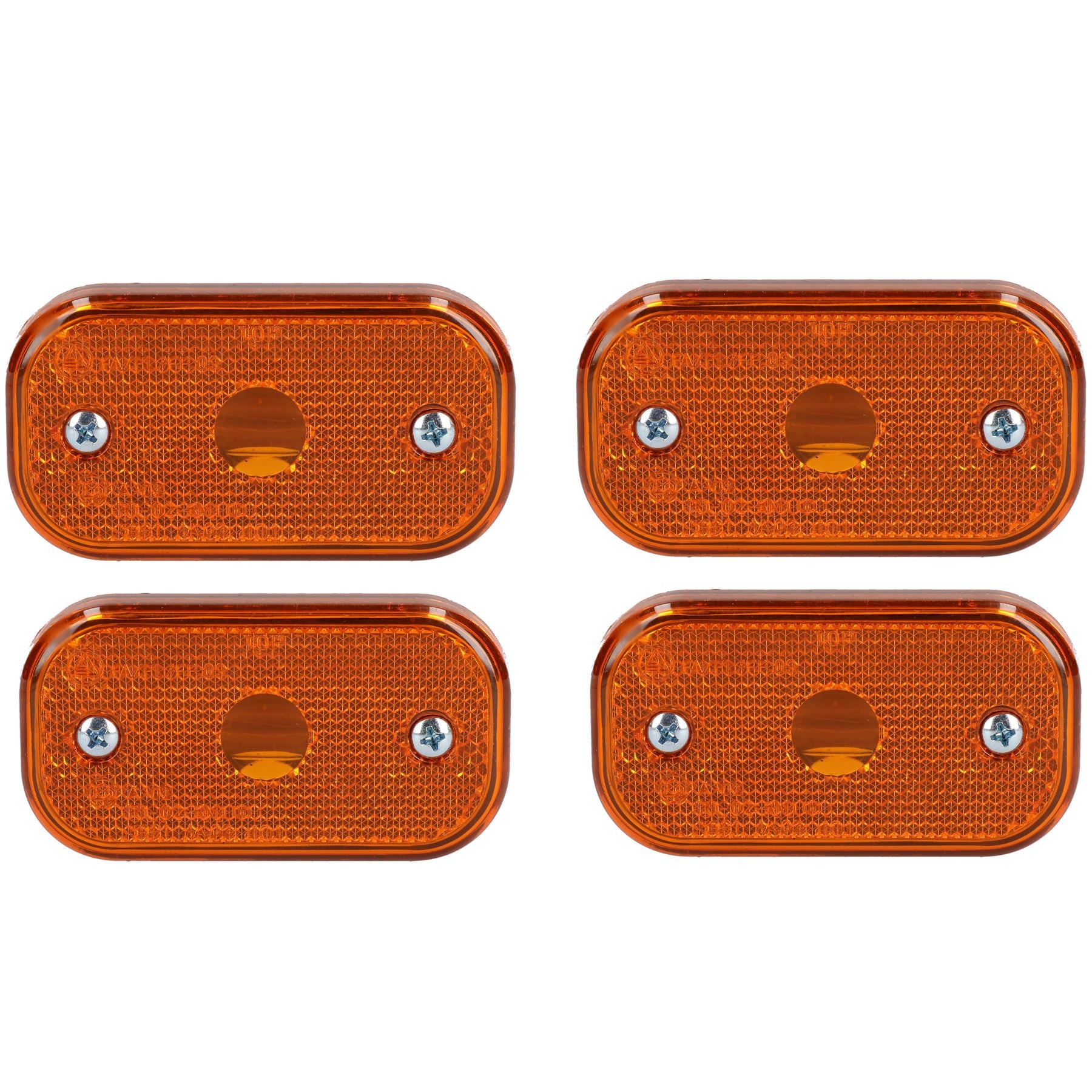 4 x Replacement Amber Orange Side Marker Light / Lamp Trailer Caravan