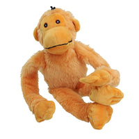 Swinger Chimp Soft Plush Squeaky Crinkle Dog Play Toy Home Dog Gift