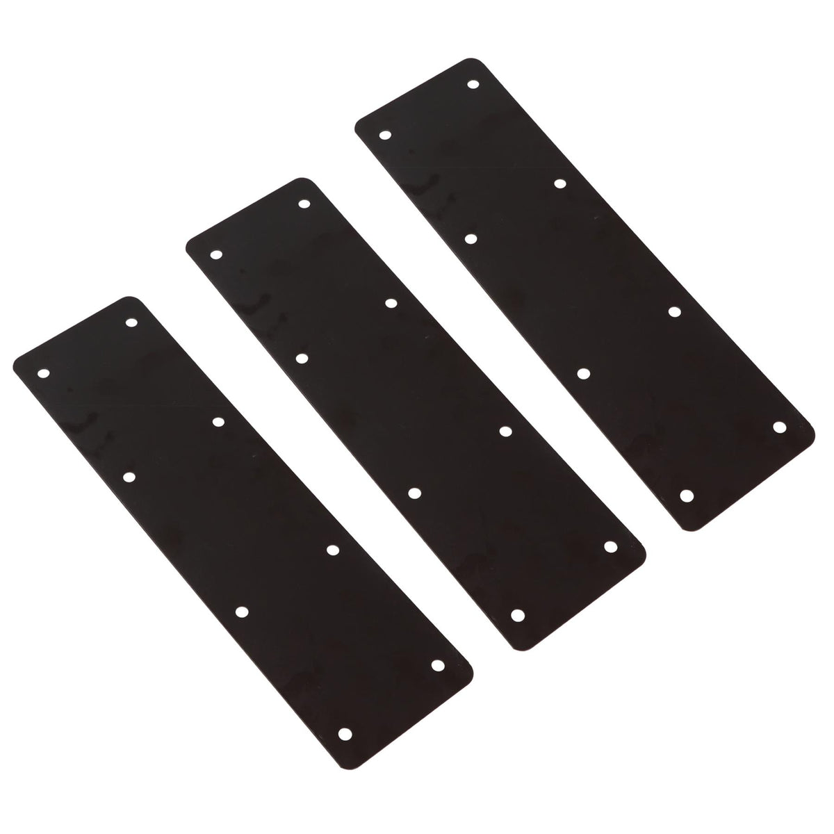 Large Internal Sleeper Straight Support Plate 100mm x 350mm Powder Coated
