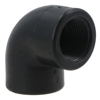 Polypropylene PP 1/2in BSP Female x Female Threaded 90° Elbow Connector