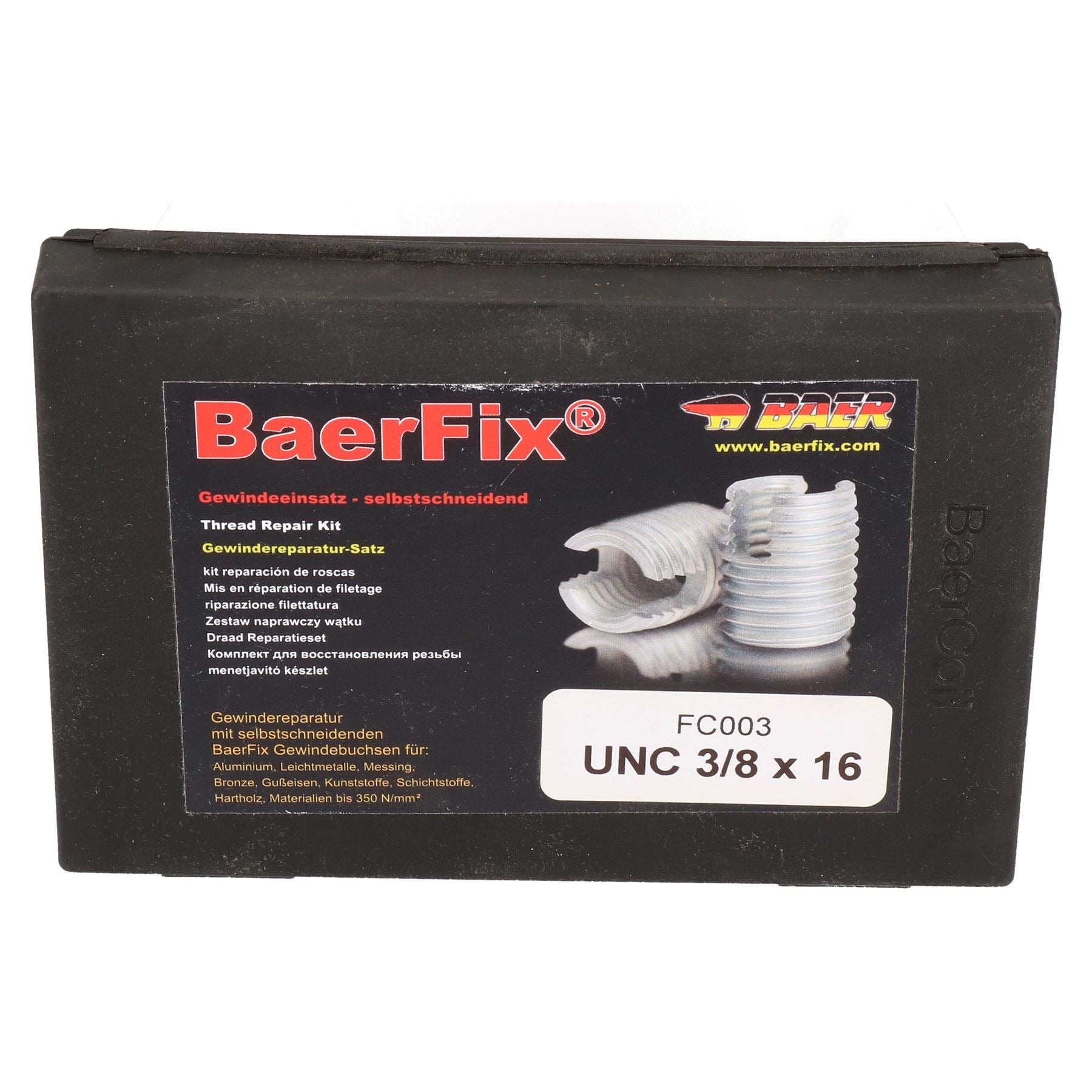 BaerFix Self Tapping damaged Thread Repair Kits Inserts Metric + Imperial Sizes