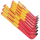 VDE-isolierte, extra lange Torx-Sternschlüssel T10 – T50, 9-teilig, Schutz bis 1000 V