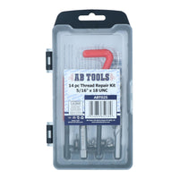 5/16” x 18 UNC Imperial Thread Repair Kit Helicoil Set for Damaged Threads 14pc