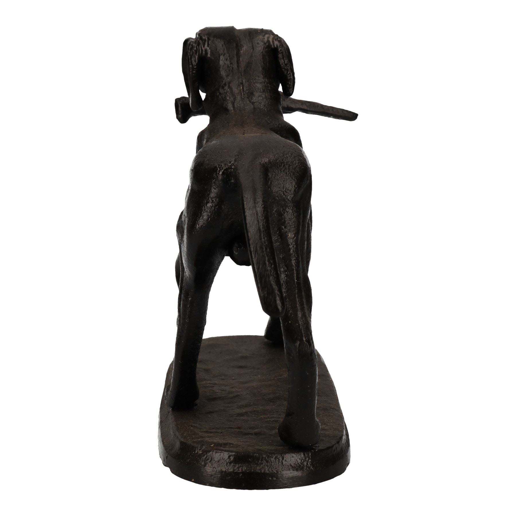 Golden Retrievor Labrador Dog Cast Iron Statue Figure Trophy Fireplace Ornament