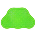 5PK Green Interactive Dog Slow Lick Mat With Suction Cups Food Accessories