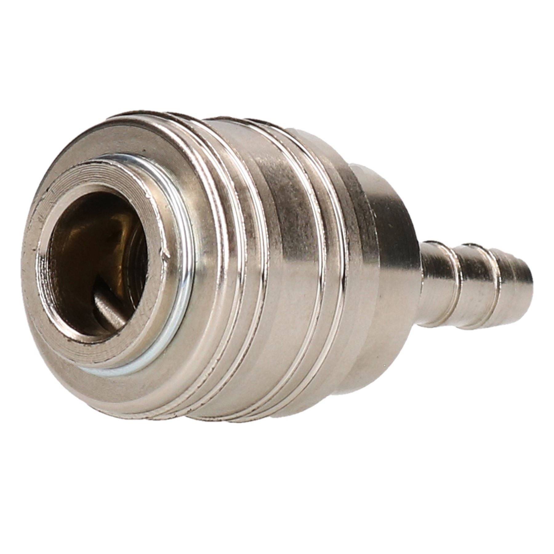 EURO Air Hose Connector Fitting Quick Release Pack With Hose Tail Barb 2pk