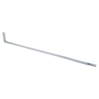 Horizontal Heavy Duty Restraint Strap 1000mm Length 100mm Bend Galvanised
