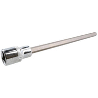 8mm Hex Allen Key Long Bit Internal Socket Metric 1/2" Drive 200mm Length Cr-V