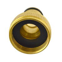 3/4" BSP Brass Hose Fitting Hose Pipe Adaptor QuickThreaded Watering GAR22