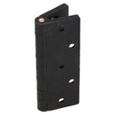 Black Reinforced Nylon Plastic Hinge 67x102mm Italian Made Industrial Quality