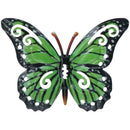 Set of 12 Green Small Metal Butterflies Garden/Home Wall Art Ornament
