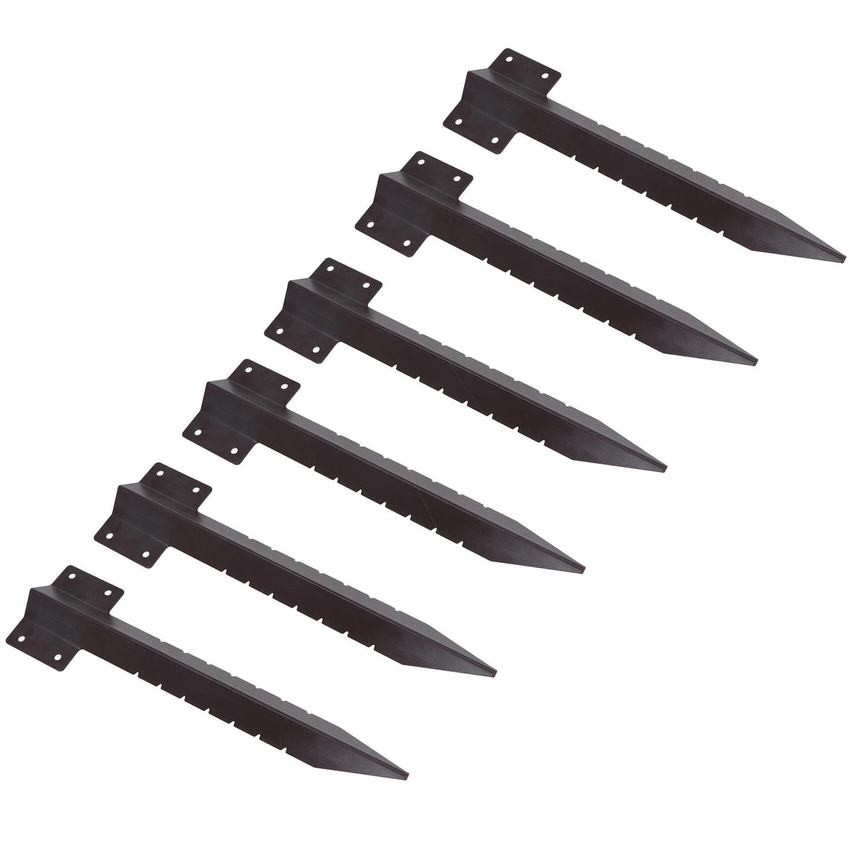 Garden Single Sleeper Straight Support Spike Stake Powder Coated 440mm