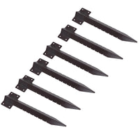 Garden Single Sleeper Straight Support Spike Stake Powder Coated 440mm