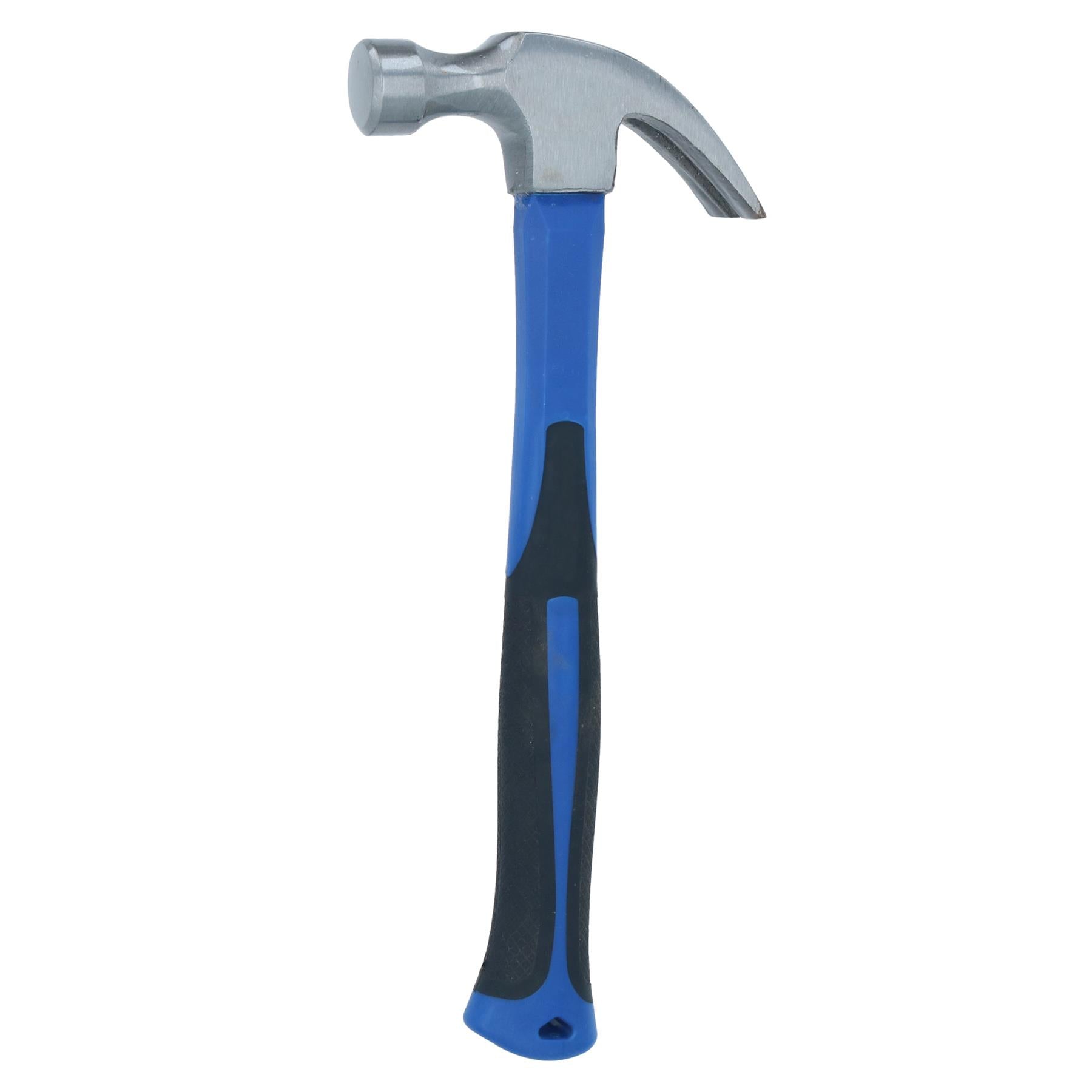 Claw Hammer Fibreglass 16oz with TPR Handle Curved Rip Nail Steel Head AT047