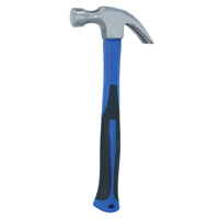 Klauenhammer Fiberglas 16oz mit TPR-Griff gebogener Reißnagel Stahlkopf AT047