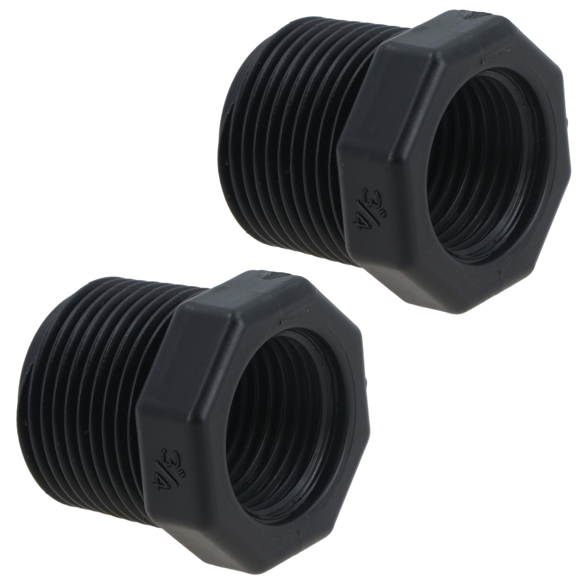 Polypropylene PP 3/4in – 1/2in Female – Male Pipe Threaded Reducing Bush