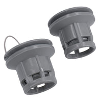 Lot de 2 adaptateurs de verrouillage par torsion pour canot pneumatique gonflable Halkey Roberts Valve PVC Rib