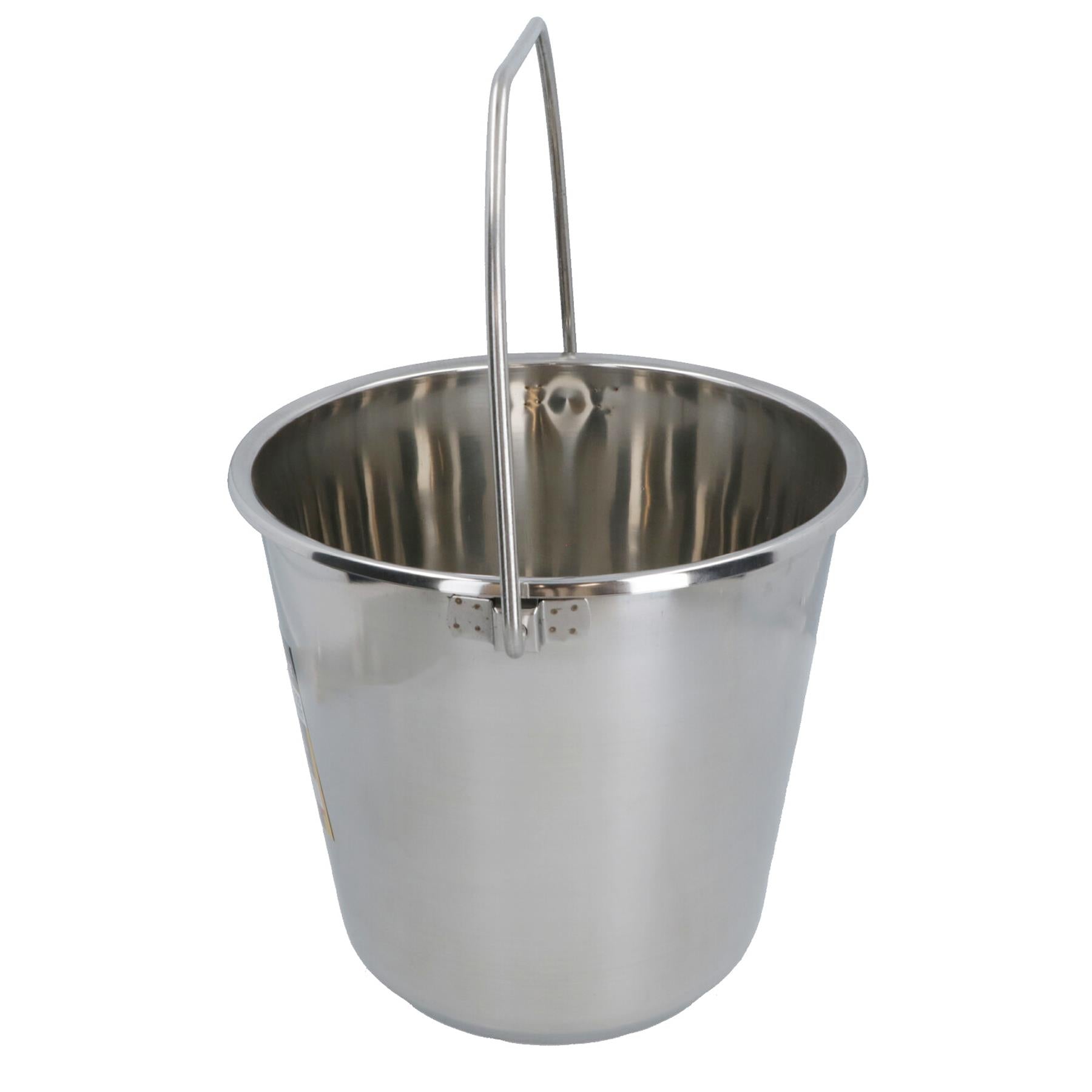 12L Stainless Steel Metal Bucket Pail Water Carrier Greenhouse Garden Plant BBQ