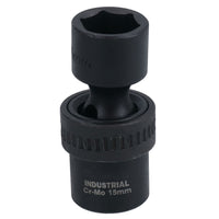 10mm – 19mm 3/8in Drive Universal Swivel Wobble Metric Impact Shallow Socket