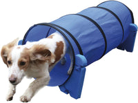 Small Dog Soft Rigid Foam & Fabric Easy Assemble Agility Tunnel Fun Exercise