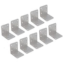 Garden Internal Sleeper Corner Support Bracket 90° 85mm Stainless Steel