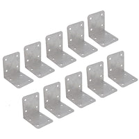 Garden Internal Sleeper Corner Support Bracket 90° 85mm Stainless Steel