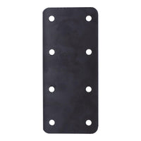 Small Internal Sleeper Straight Support Plate 85mm x 170mm Powder Coated