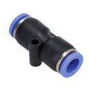 16mm (OD) Pneumatic Air Straight Hose Pipe Tube Inline Push Connector Airline
