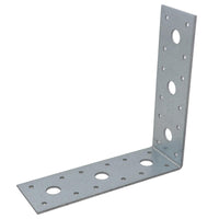 Timber Joist Angle Bracket Fastening Plate Galvanised Steel 150 x 150 x 50mm