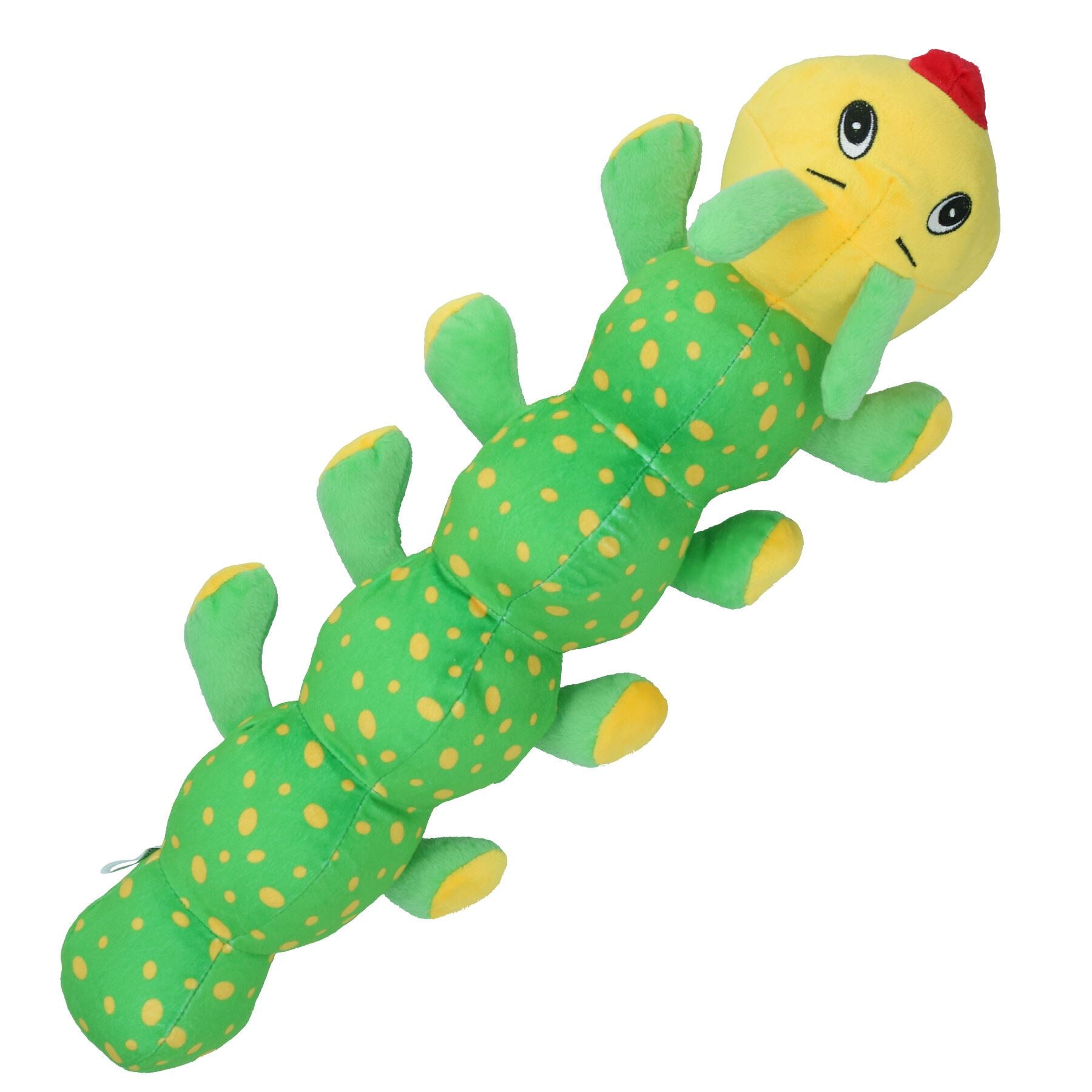 Peluche pour chien extra large Maxi Colin Caterpillar avec couinement Cadeau pour chien