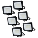 30 Watt LED Mini Floodlight Garden Lighting 2400 Lumens IP65 + Bracket
