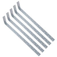 Vertical Light Duty Restraint Strap 600mm Length 100mm Bend Galvanised