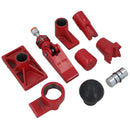 10 Ton Portable Hydraulic Auto Body Dent Frame Repair Kit Porta Pack Jack