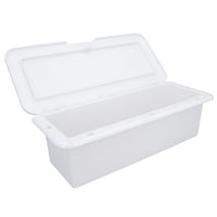 Aufklappbare Kunststoff-Aufbewahrungsbox für Decks, Schrankluke, 43 cm x 18 cm, für Boote und Wohnmobile