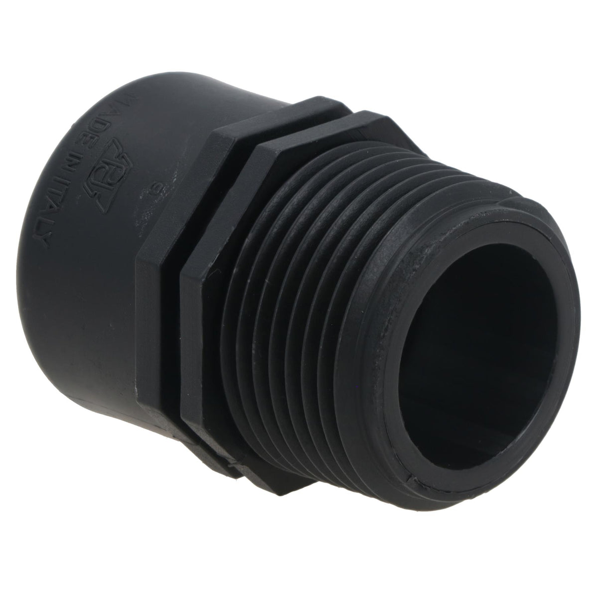 Polypropylene PP Threaded Reducing Socket Male – Female 1in – 3/4in BSP
