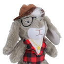 Peluche Dandy Dude Lapin Chien Chiot Jouet Doux pour Jouer avec Couineur