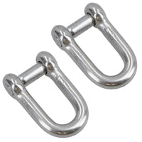 Countersunk Pin Dee Shackle 12mm Hex Socket Rigging Link Stainless Steel 316