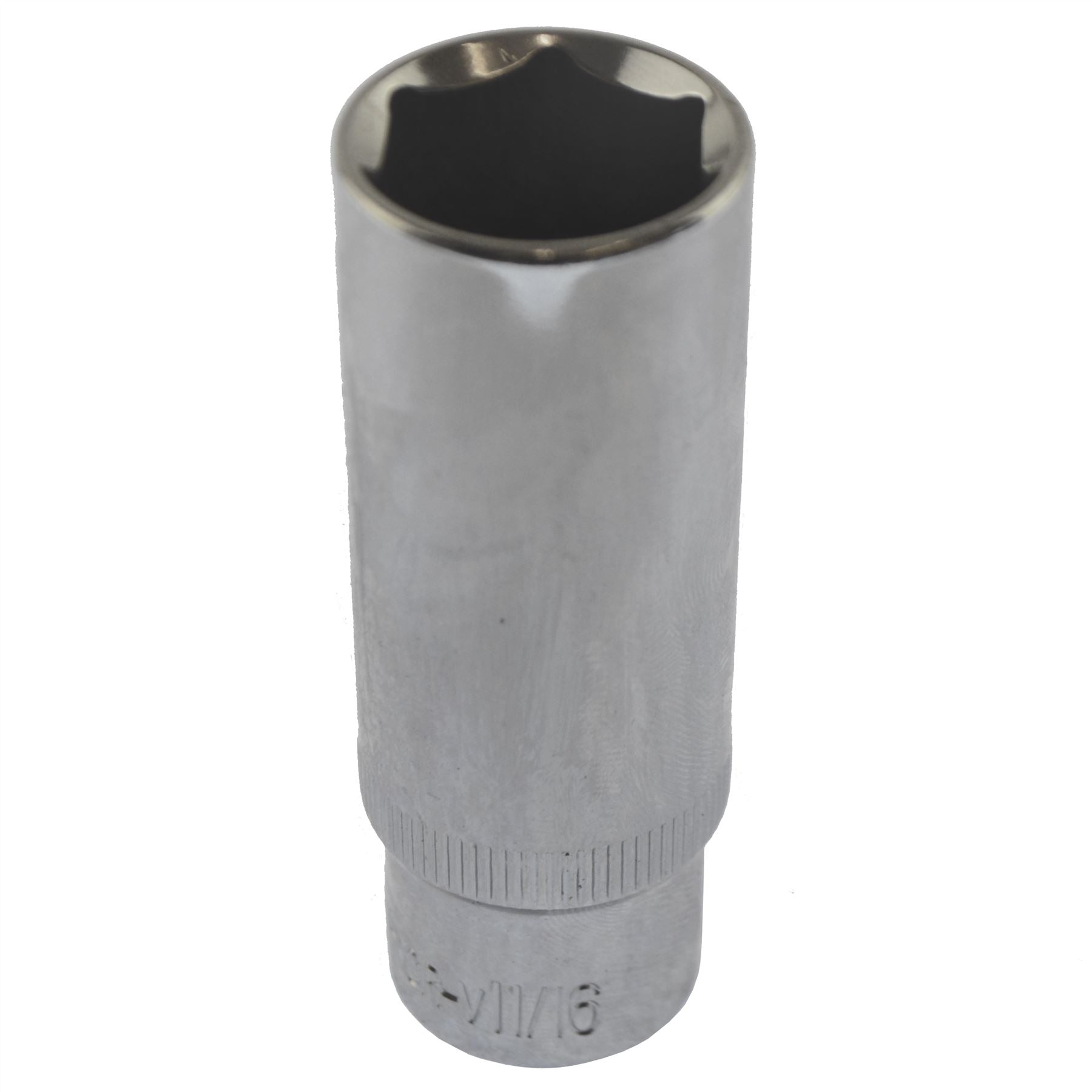 11/16" Imperial AF SAE Socket Double Deep 6 Sided Single Hex 3/8" Drive