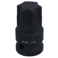1/2in Drive Male Torx Star Impacted Impact Shallow Stubby Socket T55 – T100