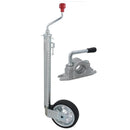 ALKO 48mm Ribbed Jockey Wheel Wide Commercial Plant Trailer & Ribbed Clamp