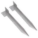 Garden Sleeper Single Corner Support Stainless Steel Stake Spike 440mm