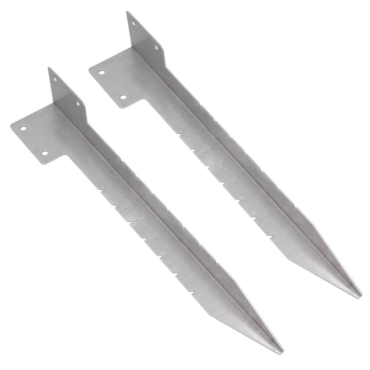 Garden Sleeper Single Corner Support Stainless Steel Stake Spike 440mm