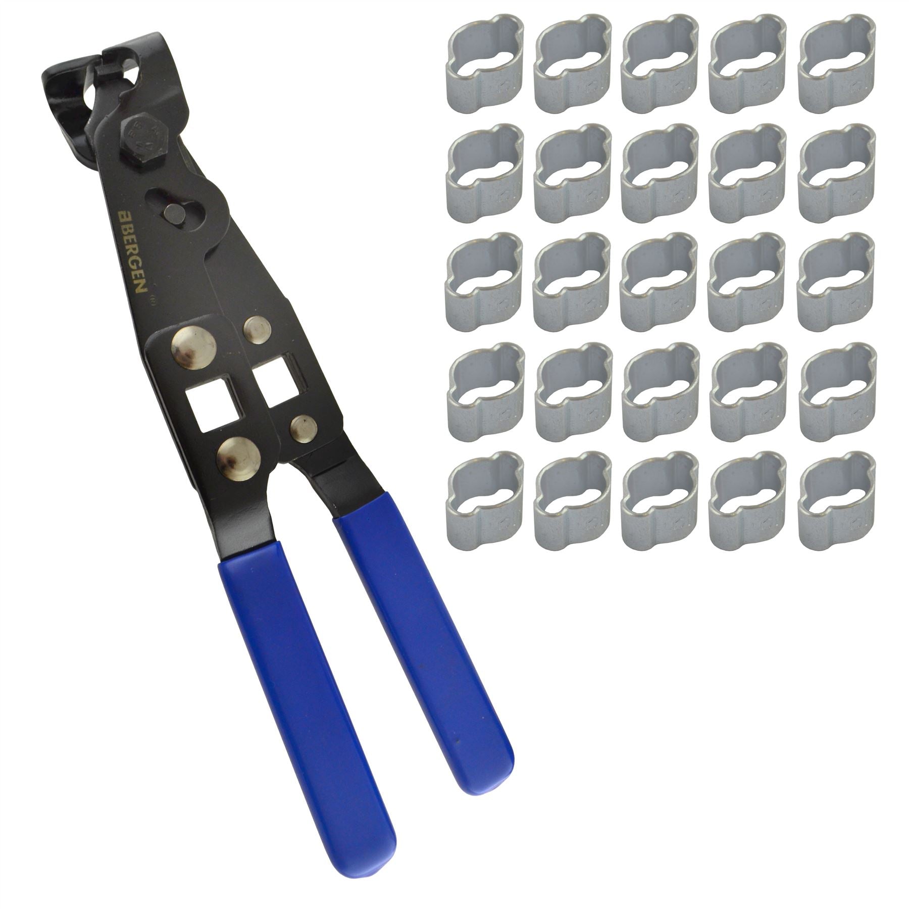 Double Ear Pipe Tube Clips Clamps Hose 5 - 7mm 20pcs And CV Joint Boot Pliers