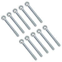M10 100mm Eye Bolt Single Bolt Zinc Plated Threaded Rings DIN444 Catenary Wire